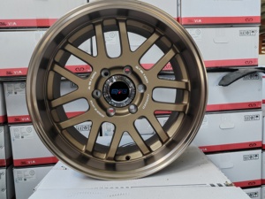 SYAC superventas diseño R18x9.0j todoterreno llantas de coche PCD 6x139,7 alta carga bronce Color fresado letra aleación de aluminio <span class=keywords><strong>ruedas</strong></span> de coche - Product Image 4