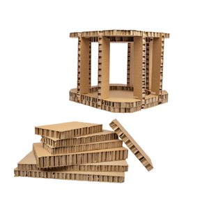 Caja de nido de abeja al por mayor con papel Kraft como material de forma especial engrosada hecha en fabricante vietnamita - Product Image 2