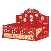 Boîte Mystère Officielle Série Chat Porte-Bonheur - Jouet en PVC à Visage Mixte, Boîte Mystère Chat de la Fortune en Stock