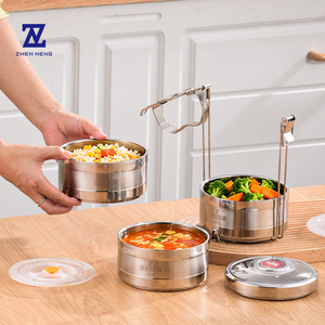 Cesta <span class=keywords><strong>de</strong></span> metal multiusos, contenedor portátil <span class=keywords><strong>para</strong></span> almacenamiento <span class=keywords><strong>de</strong></span> <span class=keywords><strong>alimentos</strong></span>, cesta redonda pequeña, organizador ligero <span class=keywords><strong>de</strong></span> acero inoxidable con asa - Product Image 4