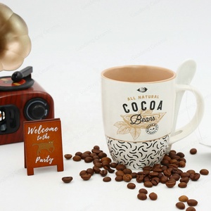 แก้วมักขนาด11ออนซ์พร้อมช้อนถ้วยชา<span class=keywords><strong>นม</strong></span>ช็อกโกแลตร้อนดีไซน์ใหม่ - Product Image 5