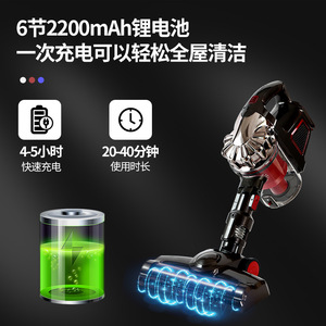 Cordless Stick <b>Vacuum</b> Cleaner 0.7L 150W Wireless High Suction Power <b>Portable</b> Floor Cleaning - Product Image 3