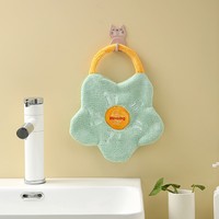 Serviette de bain en microfibre corail brodée en forme de fleur de dessin animé, super douce, écologique, très absorbante, mignonne et personnalisable pour enfants
