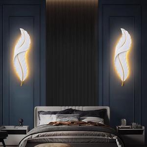热销现代设计壁灯室内发光二极管灯酒店别墅项目装饰树脂高品质家居艺术220v - Product Image 2
