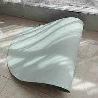 Tapis d'exercice et de saut à la corde en gros - Tapis de saut à la corde silencieux et épaissi de 6 mm/8 mm, Tapis de yoga ovales