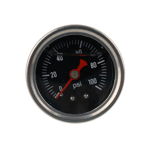 Kit de régulateur de pression de carburant réglable avec raccords de tuyau AN6, 100 psi, en alliage d'aluminium rouge et noir, pour l'amélioration de la performance automobile - Product Image 3