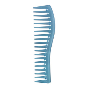 BLISSLIFE peigne à cheveux à dents larges outils de coupe bouclés brosses à cheveux en plastique grande peinture en aérosol peigne de coiffure brosse à cheveux - Product Image 5