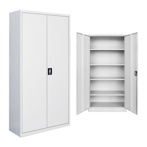 Có Thể Khóa Thép Lưu Trữ Tập Tin Tủ 2 Cửa 5 Có Thể Điều Chỉnh Kệ Cho Văn Phòng Kho Phòng Tập Thể Dục Trường Khách Sạn Ăn Uống Bệnh Viện Sử Dụng - Product Image 2