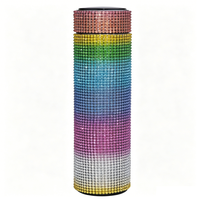 Gobelet isotherme en acier inoxydable avec affichage intelligent de la température et strass, idéal pour les boissons quotidiennes – Vente directe usine