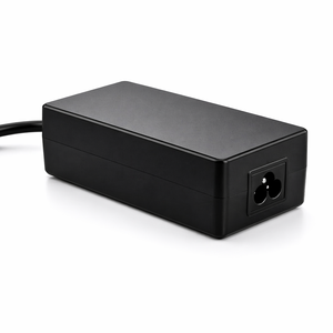 Black <b>AC</b> DC Power <b>Adapter</b> Compact Charger External Power Supply Unit for Electronic Devices Modern Durable Design - Product Image 1