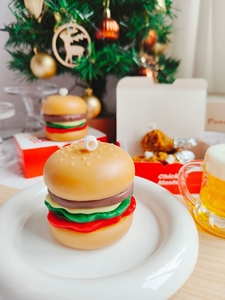 Novedad pollo frito y cerveza Hamburgo vela perfumada aromática Navidad decoración del hogar para uso - Product Image 2