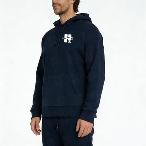 ผู้ผลิตเสื้อฮู้ดดี้ราคาถูก ออกแบบซิลิโคนตามสั่ง คุณภาพสูง ผ้าฝ้ายฟลีซหนานุ่ม ทรงหลวมสำหรับผู้ชาย เสื้อฮู้ดดี้ลายกราฟิกตามสั่ง - Product Image 2