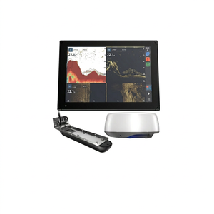 Pantalla Multifunción Marina de 12 Pulgadas con Transductor 3 en 1 y Radar de Domo, Sistema de Navegación para Barcos Compatible con NSX 301 - Product Image 1