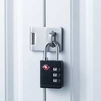 SKY GOOD TSA520 Zinc Alloy Customs Padlock Mechanical Password Lock for Travel Suitcase Backpack and School Locker