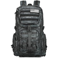 Sac à dos pour ordinateur portable à la mode avec conception de camouflage sangle de lampe de poche étanche doublure en nylon-pour une utilisation tactique de cyclisme de survie