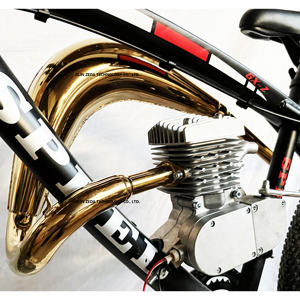 Tuyau d'échappement MZ65 <span class=keywords><strong>pour</strong></span> <span class=keywords><strong>moteur</strong></span> de vélo motorisé 48cc/<span class=keywords><strong>80cc</strong></span>/100cc, <span class=keywords><strong>kit</strong></span> 2 temps - Product Image 6