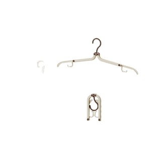 Séchoir à linge hybride multifonctionnel portable de type aile de mouette pour sous-vêtements, idéal pour les voyages, organisateur à crochets - Product Image 2