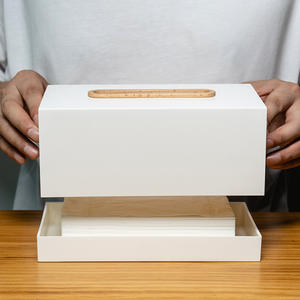 กล่องกระดาษทิชชู่อะคริลิค ประกอบประเภท 2 สี สินค้าแฮนด์เมดจากประเทศไทย กล่องกระดาษทิชชู่อะคริลิค เป็นที่เก็บผ้าเช็ดปาก - Product Image 3