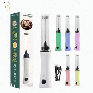 Nouvel arrivage Mini mousseur rechargeable par USB Fouet électrique écologique en ABS Dispositif portatif <span class=keywords><strong>pour</strong></span> café thé <span class=keywords><strong>lait</strong></span> mousse Boîte - Product Image 6