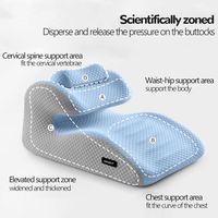Nouvel oreiller multifonctionnel pour dormir sur le ventre, coussin de dossier de lit, coussin de tête de lit souple pour dormir sur le dos et sur le côté