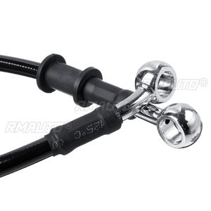 Tuyau de frein et d'embrayage tressé universel pour moto, 120cm-220cm, compatible avec Yamaha, Suzuki, Harley - Product Image 2