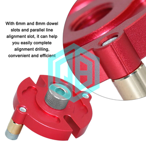 עץ מעטה מרכוז עצמי מעטה קידוח ערכת חריטה חור אנכי קידוח מדריך אגרוף עם 3-10 מ "מ - Product Image 5