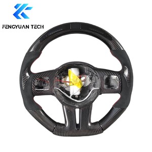 Volante Deportivo Personalizado de Fibra de Carbono Forjada con Alcántara y Luces LED para <span class=keywords><strong>Jeep</strong></span> <span class=keywords><strong>Grand</strong></span> <span class=keywords><strong>Cherokee</strong></span> SRT F1 <span class=keywords><strong>SRT8</strong></span> Dodge Charger SRT Accesorios <span class=keywords><strong>2021</strong></span> - Product Image 1