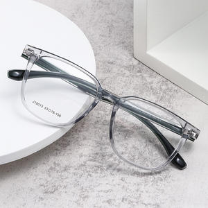 Montures de lunettes optiques carrées GTP J10013 pour hommes, en TR90, avec verres extra larges en acétate et pont nasal standard, origine Taizhou - Product Image 1