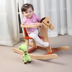 BESTJARE Toddler Animal Toy Ride Rocker Kids Baby Gift manici per cavalli a dondolo in legno