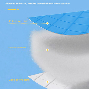 Abri <span class=keywords><strong>de</strong></span> pêche sur glace coupe-vent à poteau <span class=keywords><strong>de</strong></span> 9,5 mm, <span class=keywords><strong>tente</strong></span> instantanée pop-up imperméable à 3 couches isolées et chaudes, taille 150/180/210 cm - Product Image 6