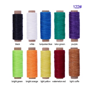 10 colori/borsa fai da te 150D 50M punto pelle cucito piatto in poliestere filo cerato - Product Image 3