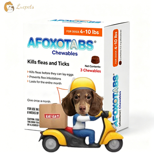 Un complesso orale fornisce una protezione contro <span class=keywords><strong>pulci</strong></span> e zecche per un mese per cani. - Product Image 5