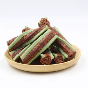 ขนมสุนัขแบบบิดเกลียวเนื้อแกะเนื้อไก่<span class=keywords><strong>ส</strong></span>ำหรับทำความสะอาดฟันรักษาขนมสัตว์เลี้ยงขายส่งโรงงาน OEM - Product Image 3