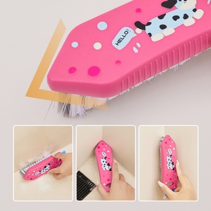 Multi Functional Triangular <b>Gap</b> Brush Industrial Hand Scub Held Brush Cleaning Brush for Bathroom Tool - Product Image 2