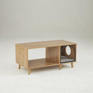 Bien nouveau produit meubles de salon café 6 pieds Table basse avec chat lieu de repos salon Table basse - Product Image 4