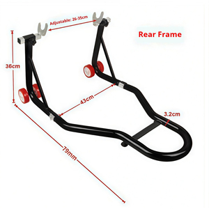 Soporte Universal <span class=keywords><strong>de</strong></span> Acero para Motocicleta, Soporte <span class=keywords><strong>de</strong></span> Elevación para Motocicleta, Soporte <span class=keywords><strong>de</strong></span> Paddock para <span class=keywords><strong>Rueda</strong></span> Delantera - Product Image 6