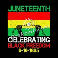 Hotsale Printing Juneteenth Is My Independence Day DTF Heat Press Transfers Designs para camiseta