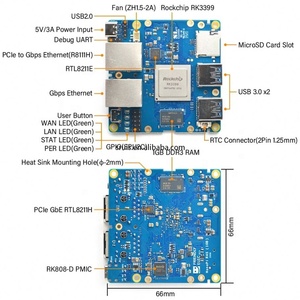 FriendlyElec เราเตอร์ <span class=keywords><strong>Nanopi</strong></span> <span class=keywords><strong>R4S</strong></span> ขนาดเล็กแบบพกพา,เราเตอร์ OpenWRT พร้อมพอร์ตอีเธอร์เน็ต Dual-Gbps 4GB LPDDR4ใช้ Soc RK3399สำหรับ IOT - Product Image 5