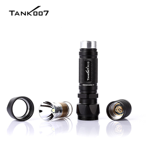 Tank007 Nhà Máy Bán Có Thể Sạc Lại Ánh Sáng Torch 300 Lumens Chiến Thuật Đèn Pin Nhôm LED Cắm Trại Worklight Edc Đèn Pin - Product Image 4