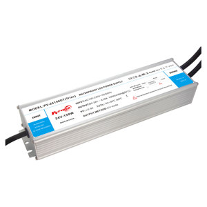 IP67 Waterproof 150W Triac <b>Dimmable</b> <b>LED</b> <b>Drivers</b> CE/CB/CUL Certified Aluminum Housing 5-Year Warranty Single Output AC-DC 12V/24V - Product Image 1