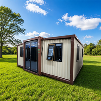 Maison de vacances modulaire préfabriquée en conteneur extensible de 20 pieds ou 40 pieds, insonorisation de haute qualité, appartement Casa