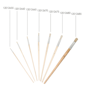 Brico <b>Round</b> <b>Brush</b> White Bristle No. 12 - Product Image 4