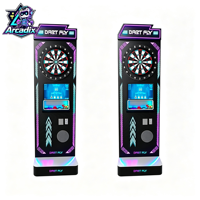 Machine de fléchettes électronique à monnayeur, jeu de fléchettes à pointes souples avec écran LED pour bar, pub, centre de divertissement