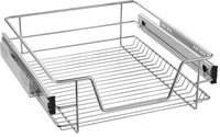 Atacado aço inoxidável Elevador Cesta Cesta De Levantamento Armário de cozinha Puxe para baixo stragoe Basket Pull Out Dish Rack