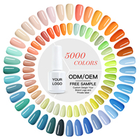 Fournitures pour ongles Kaga échantillon gratuit ensemble de vernis gel de base longue durée Uv Gel Soak Off 15ml60 pcs kit de vernis à ongles en gel de couleur