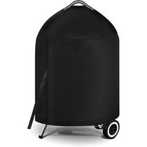 Cubierta de parrilla de forma redonda Cubierta de barbacoa impermeable resistente para <span class=keywords><strong>Weber</strong></span> Hervidor de carbón de <span class=keywords><strong>22</strong></span> pulgadas- - Product Image 1