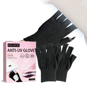 ถุงมือป้องกันรังสียูวีสำหรับทำเล็บเจลแบบครึ่งนิ้ว ยี่ห้อ YX สำหรับร้านทำเล็บ ป้องกันรังสียูวีจากหลอดไฟ - Product Image 4