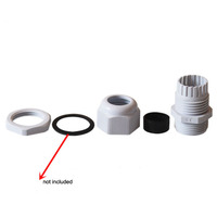 PG7 PG9 PG11 PG13.5 PG16 PG21 PG3 presse-étoupe en plastique Nylon étanche IP68 Type PG presse-étoupe