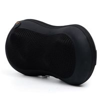 Oreiller de massage Shiatsu pour le cou, à succès, avec lumière rouge, chaleur, pétrissage profond et vibrations, pour la relaxation du dos et du cou, idéal pour la maison et le bureau