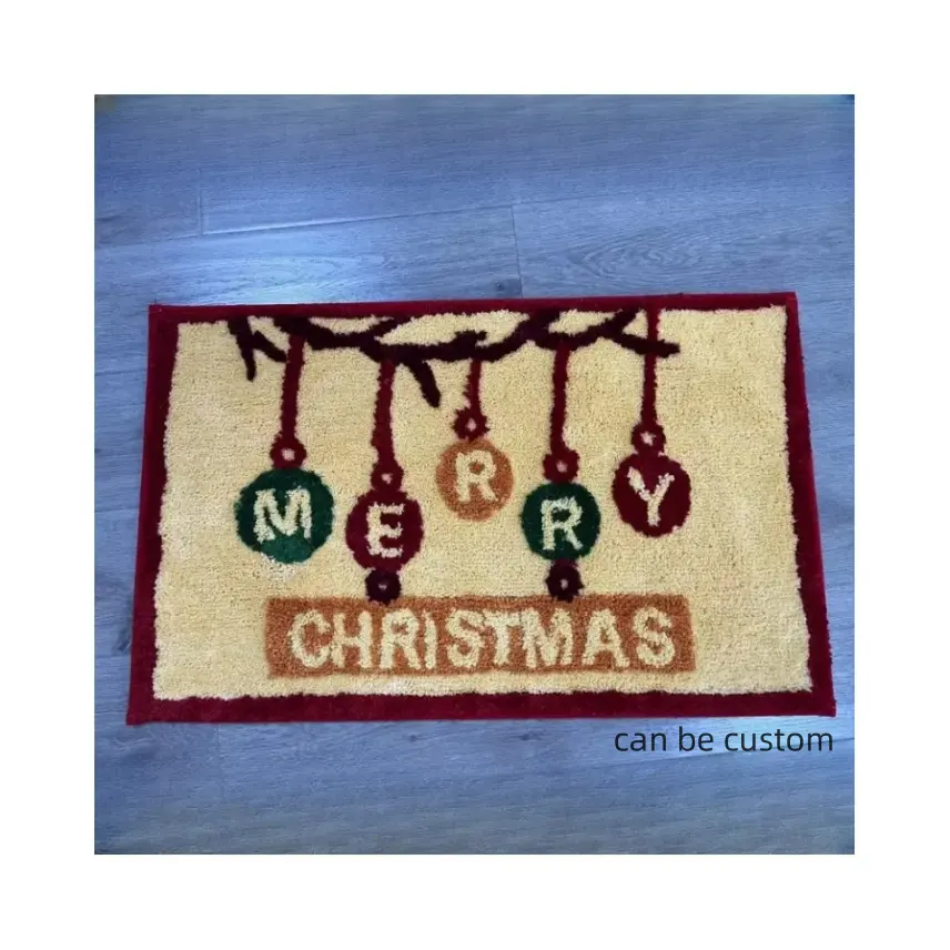 Рождественские коврики на заказ, декоративный коврик, зимний дверной коврик, Paillasson Tappeti, домашний моющийся дверной коврик